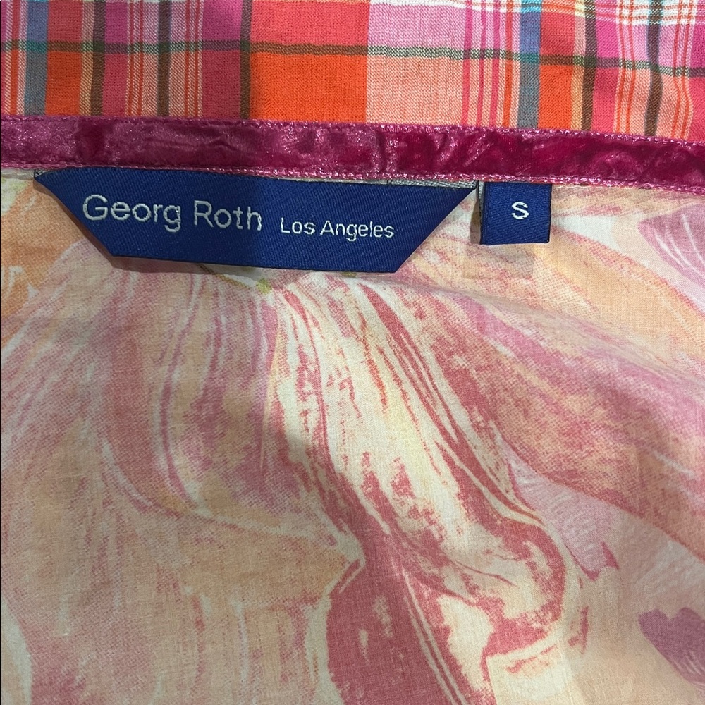 Georg Roth Floral Cotton Blouse - Picture 3 of 4